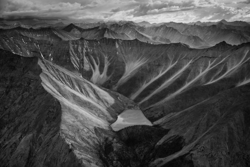 Northern Flicker Nest nest near Whitehorse, Faro Mine Site (3rd largest mine in Canada) with a 1 billion dollar clean up bill. Aerials between Dawson City and the Wind River in the Peel Watershed.