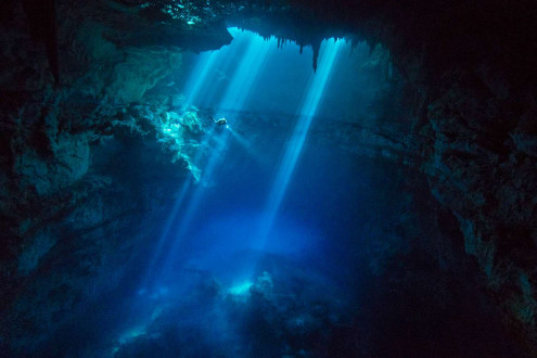 Chichen Itza area, Yucatan, Mexico. The pyramids of Chichen Itza, Chac Mool (intermediary between the God Chaac and the people and their quest for water.